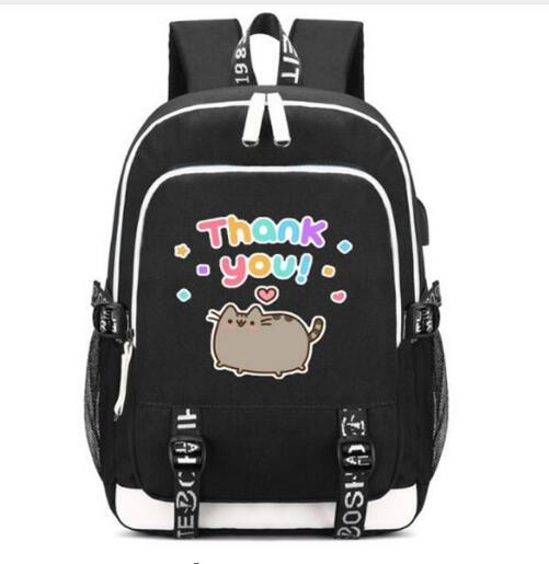 Death Note Backpack with USB Charging Port and Lock &Headphone interface for College Student Work Mochilas backpack school