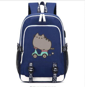 Death Note Backpack with USB Charging Port and Lock &Headphone interface for College Student Work Mochilas backpack school