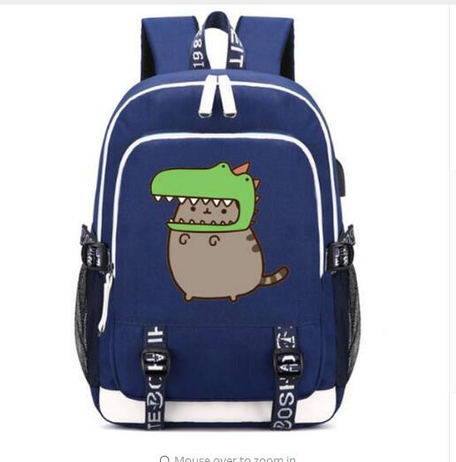 Death Note Backpack with USB Charging Port and Lock &Headphone interface for College Student Work Mochilas backpack school