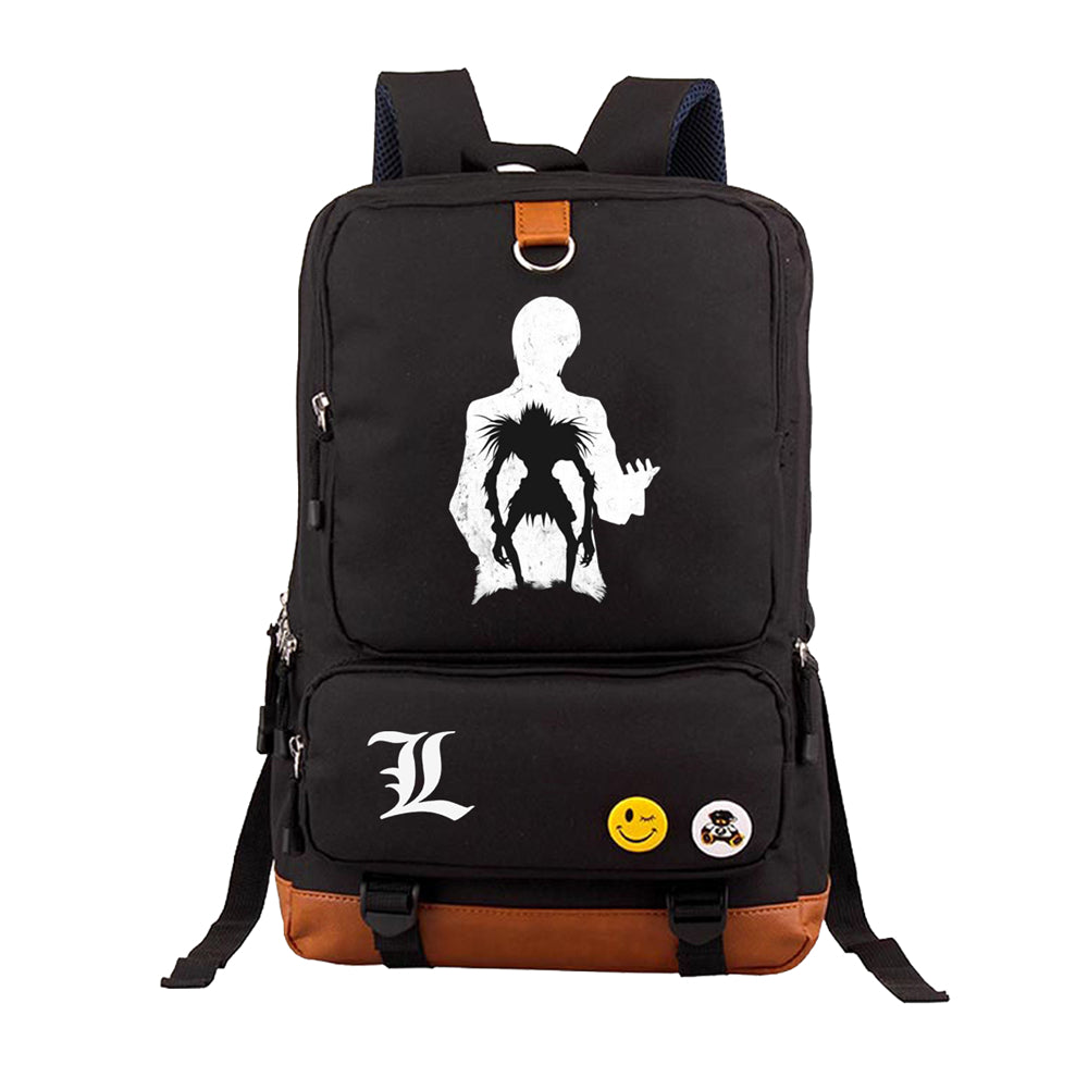 Japan anime Death Note backpack Yagami Light Unisex Laptop Shoulder Bag Travel Shoulder Bag canvas Package Laptop Rucksack