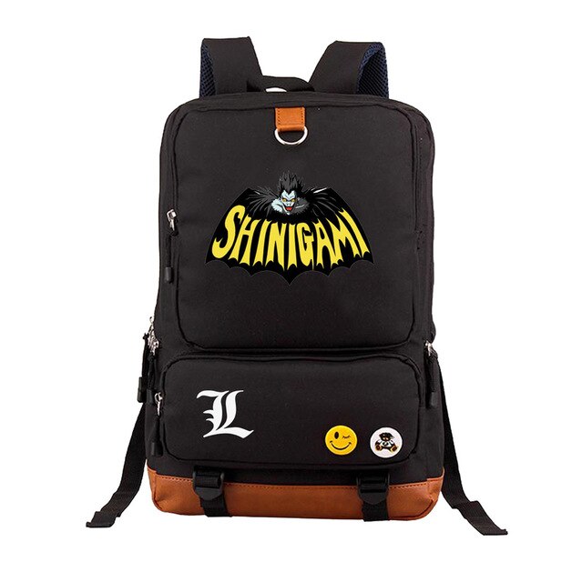 Japan anime Death Note backpack Yagami Light Unisex Laptop Shoulder Bag Travel Shoulder Bag canvas Package Laptop Rucksack