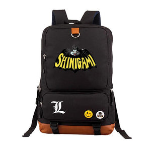 Japan anime Death Note backpack Yagami Light Unisex Laptop Shoulder Bag Travel Shoulder Bag canvas Package Laptop Rucksack