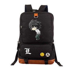 Japan anime Death Note backpack Yagami Light Unisex Laptop Shoulder Bag Travel Shoulder Bag canvas Package Laptop Rucksack
