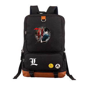 Japan anime Death Note backpack Yagami Light Unisex Laptop Shoulder Bag Travel Shoulder Bag canvas Package Laptop Rucksack