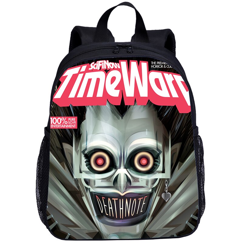 Fashion Anime Student Backpack Baby Boys Nursery School Bag Mini Kid Cartoon Death Note Print School Backpack Child Shoulder Bag