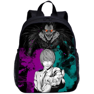 Fashion Anime Student Backpack Baby Boys Nursery School Bag Mini Kid Cartoon Death Note Print School Backpack Child Shoulder Bag