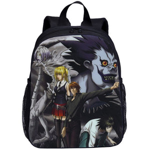 Fashion Anime Student Backpack Baby Boys Nursery School Bag Mini Kid Cartoon Death Note Print School Backpack Child Shoulder Bag