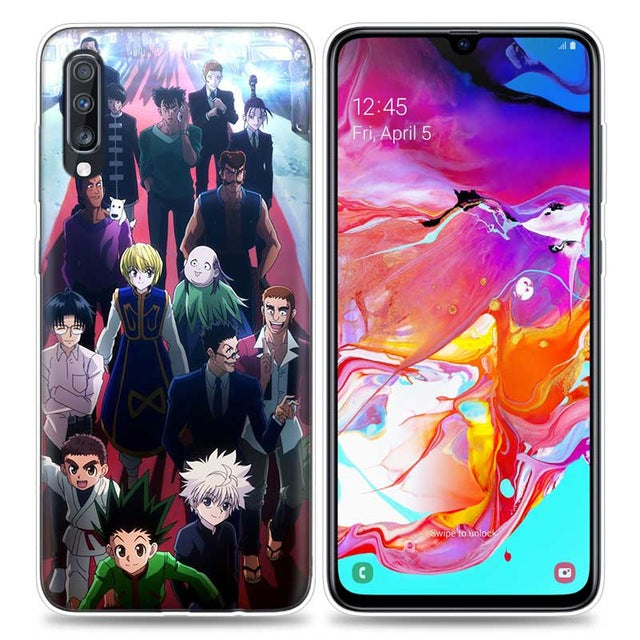 Bags Case for Samsung Galaxy Mobile Phone A50 A70 A30 A20 J4 J6 J8 A6 A8 M30 A7 Plus 2018 Note 8 9 Hunter x Hunter