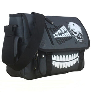 Hot New Anime Haversack Attack on Titan Totoro Tokyo Ghoul Shoulder Bag High Capacity Canvas Leisure Student Messenger Bag