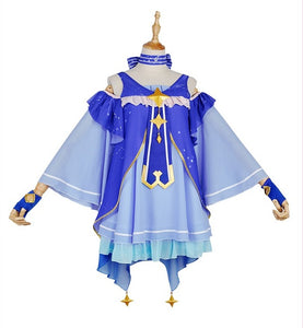2019 Snow Miku Hatsune Cosplay High Quality Star Princess Dress wig Japanese Cosplay Costumes Kit Mid Set Dress Gowns