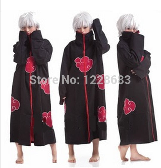 Cos Cosplay naruto Costume Akatsuki Cloak Orochimaru uchiha madara Sasuke itachi Pein Clothes Costume cloak cape wind Dust Coat