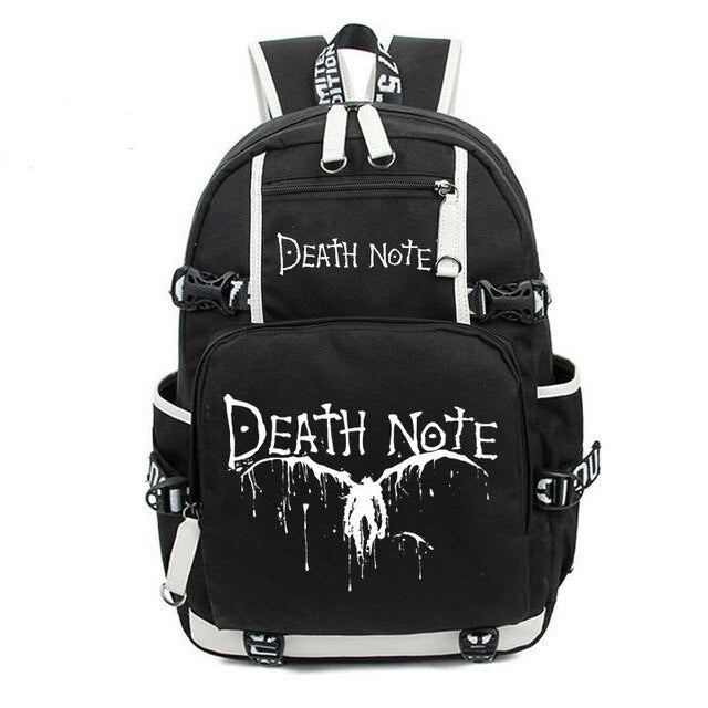 Japan Anime Death Note Backpack Large Oxford Luminous Printing Shoulder Bag for Boys Girls Travel Laptop Book Bags