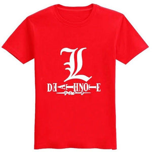 Cute Unicorn Death Note t shirt Men's t-shirts cotton tshirt homme summer casual t-shirt boys clothes anime tops tees