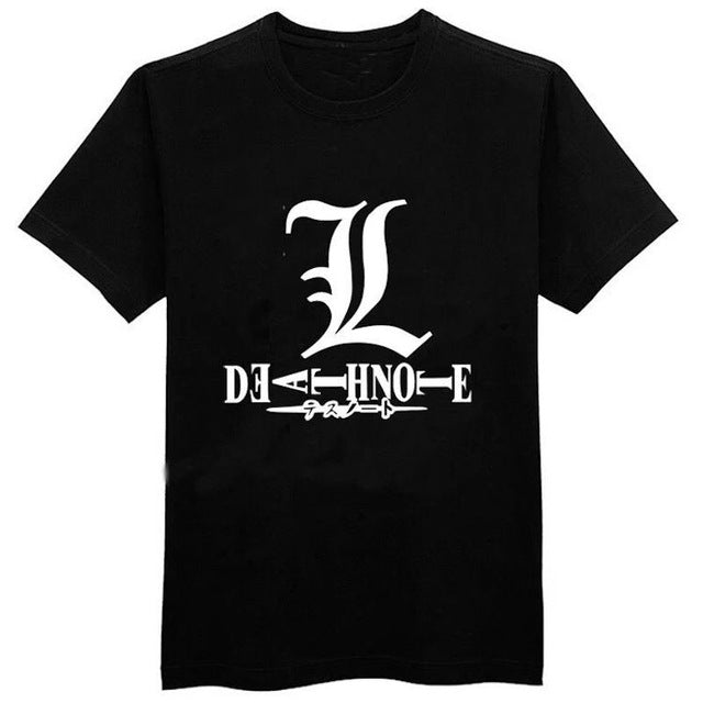 Cute Unicorn Death Note t shirt Men's t-shirts cotton tshirt homme summer casual t-shirt boys clothes anime tops tees