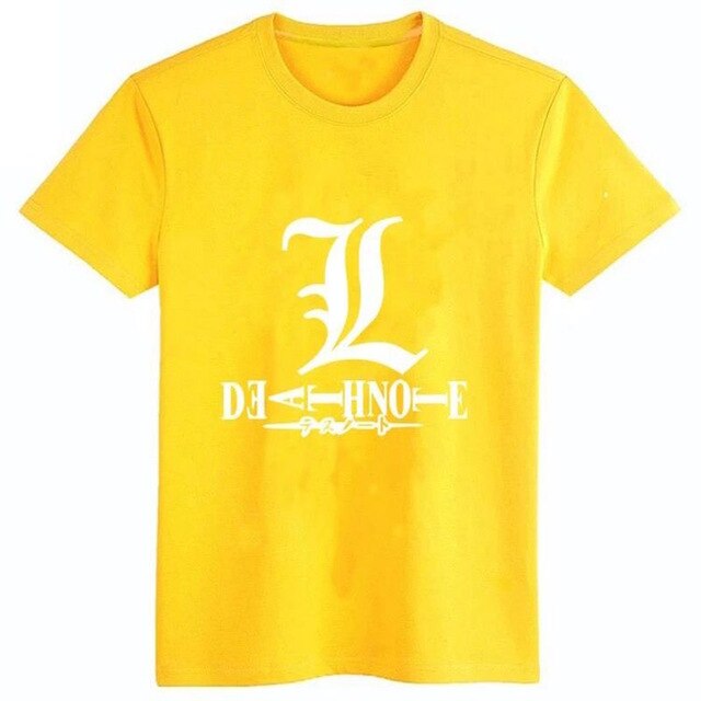Cute Unicorn Death Note t shirt Men's t-shirts cotton tshirt homme summer casual t-shirt boys clothes anime tops tees