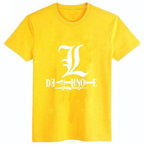 Cute Unicorn Death Note t shirt Men's t-shirts cotton tshirt homme summer casual t-shirt boys clothes anime tops tees