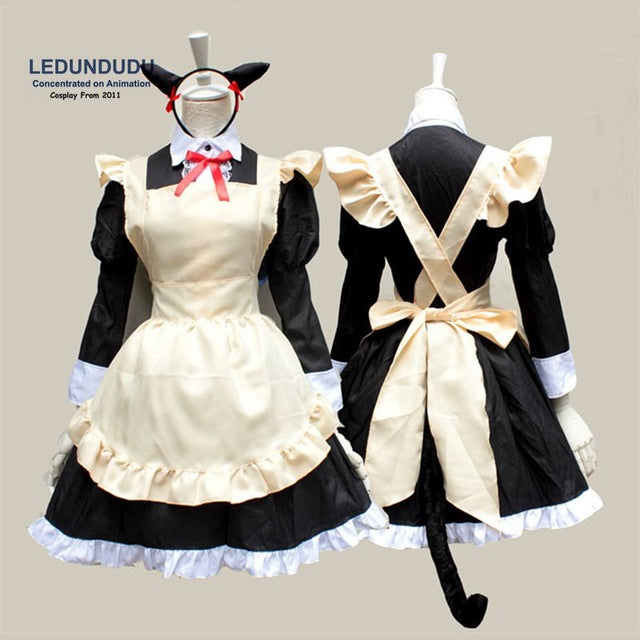 Hot Oreimo Ore no Imouto ga Konnani Kawaii ga Nai Gokou Ruri Cosplay Costumes Long Sleeve Women Kousaka kirino Lolita Maid Dress