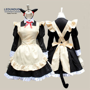 Hot Oreimo Ore no Imouto ga Konnani Kawaii ga Nai Gokou Ruri Cosplay Costumes Long Sleeve Women Kousaka kirino Lolita Maid Dress