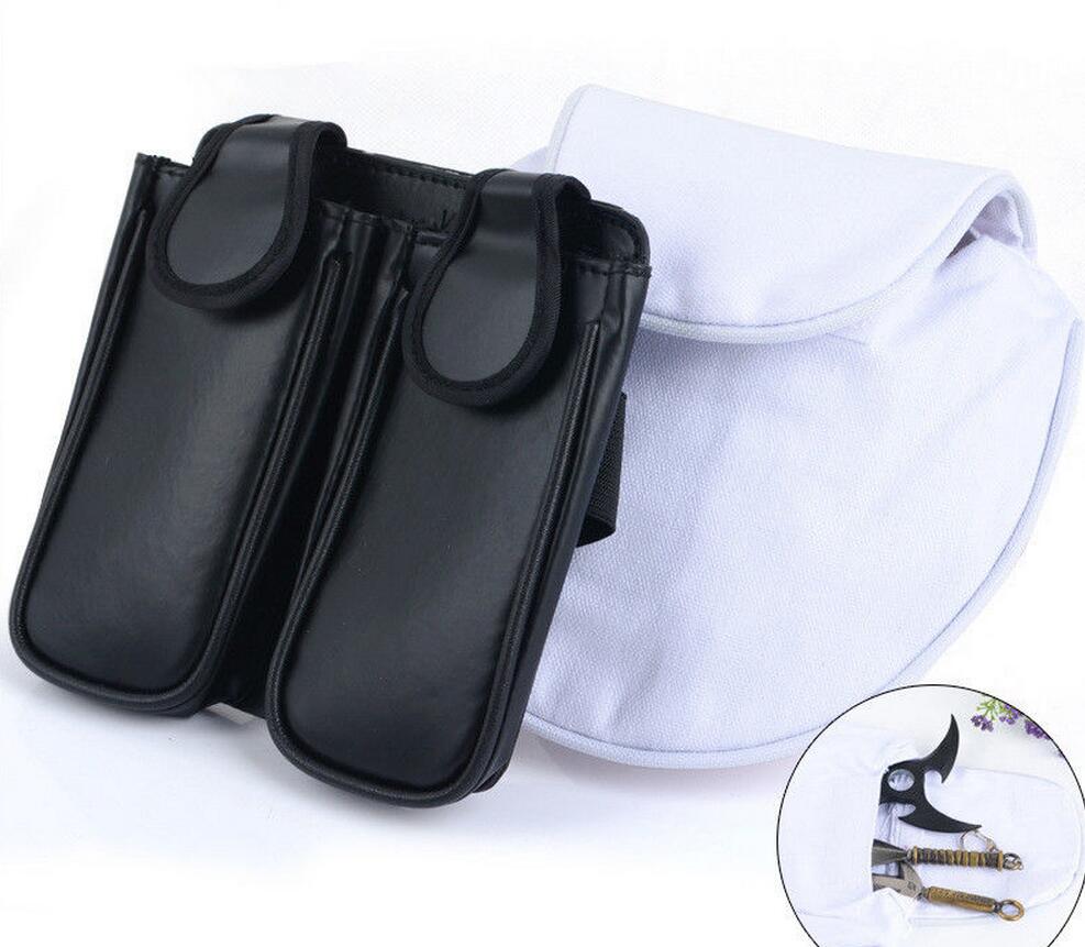 Naruto Uzumaki Ninja Cosplay Weapon Kunai Leg Bag + White Waist Shuriken Pack