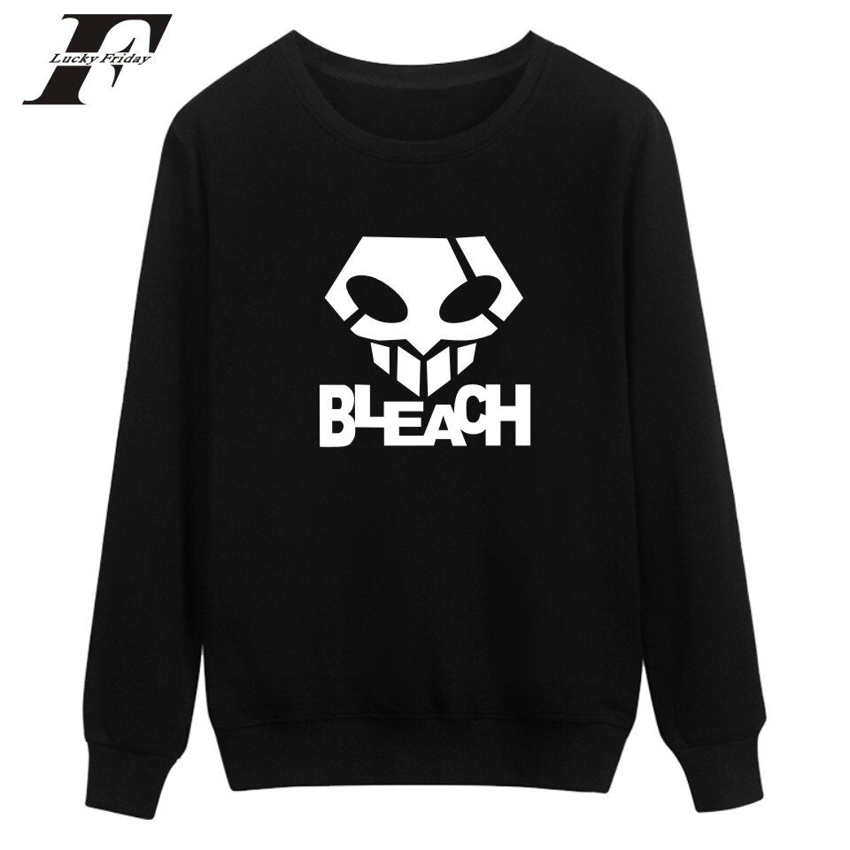 Classic Japan Cartoon Capless Sweatshirt Men Hoodie Autumn Casual Hoodies Boys Fashion Funny Cartoon Bleach High Quality Clothes