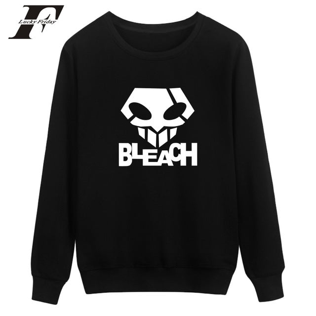 Classic Japan Cartoon Capless Sweatshirt Men Hoodie Autumn Casual Hoodies Boys Fashion Funny Cartoon Bleach High Quality Clothes