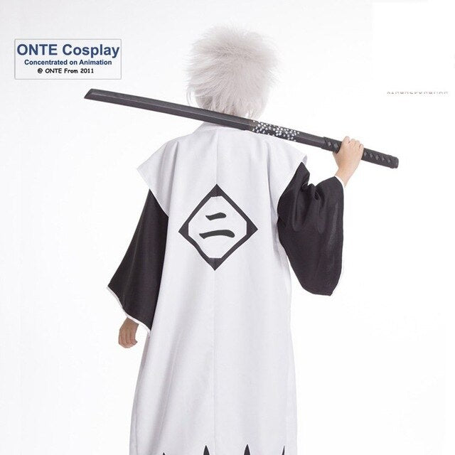Hot Sale Japan Anime Bleach Cosplay Costumes (1st-13th) Division Captain Cloaks with Sleeveless Outfits Halloween Clothes