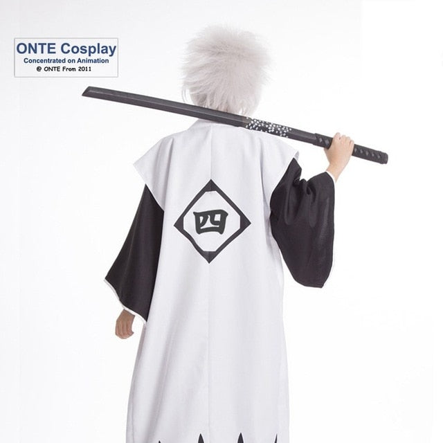 Hot Sale Japan Anime Bleach Cosplay Costumes (1st-13th) Division Captain Cloaks with Sleeveless Outfits Halloween Clothes
