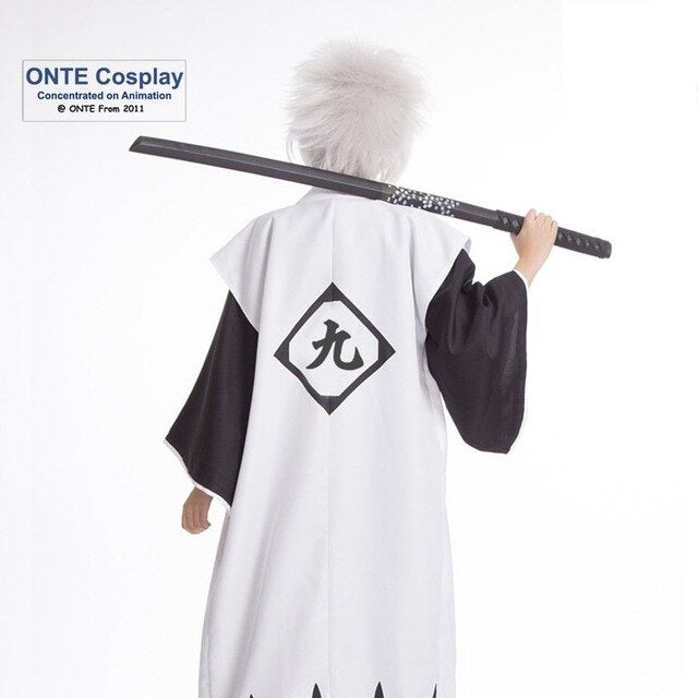 Hot Sale Japan Anime Bleach Cosplay Costumes (1st-13th) Division Captain Cloaks with Sleeveless Outfits Halloween Clothes