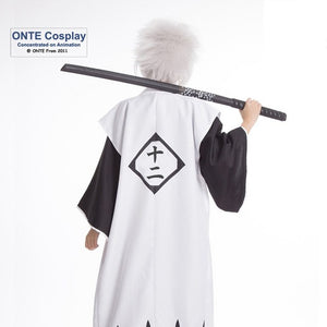 Hot Sale Japan Anime Bleach Cosplay Costumes (1st-13th) Division Captain Cloaks with Sleeveless Outfits Halloween Clothes