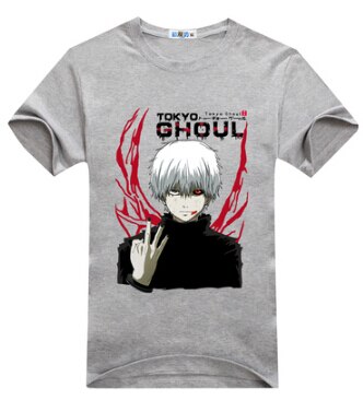 Tokyo Ghoul cosplay costume anime blood tooth mask white wig tshirt t-shirt tee coat jacket hoodie