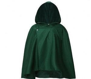 Japanese Hoodie Attack on Titan Cloak Shingeki no Kyojin Scouting Legion Cosplay Costume anime cosplay green Cape mens clothes