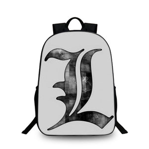 Women Fashion Backpack Death Note School Bag Children Laptop Backpacks For Teenagers Nylon Shoulder Bag Students Travel Bags