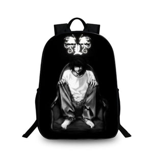 Women Fashion Backpack Death Note School Bag Children Laptop Backpacks For Teenagers Nylon Shoulder Bag Students Travel Bags