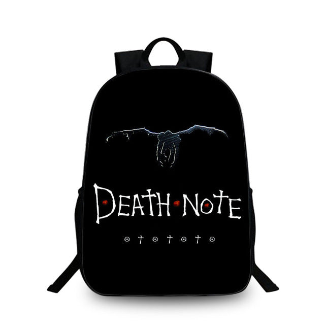Women Fashion Backpack Death Note School Bag Children Laptop Backpacks For Teenagers Nylon Shoulder Bag Students Travel Bags