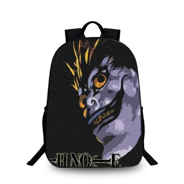 Women Fashion Backpack Death Note School Bag Children Laptop Backpacks For Teenagers Nylon Shoulder Bag Students Travel Bags