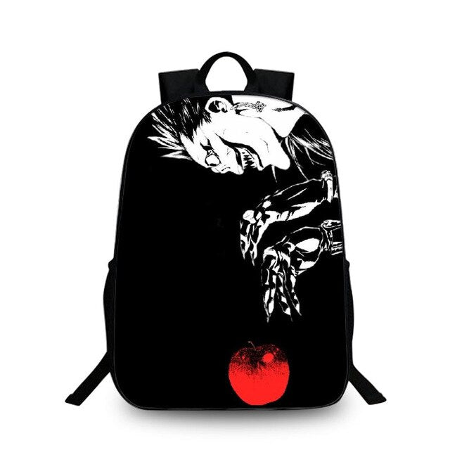 Women Fashion Backpack Death Note School Bag Children Laptop Backpacks For Teenagers Nylon Shoulder Bag Students Travel Bags