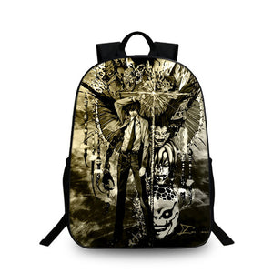 Women Fashion Backpack Death Note School Bag Children Laptop Backpacks For Teenagers Nylon Shoulder Bag Students Travel Bags