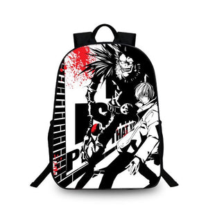 Women Fashion Backpack Death Note School Bag Children Laptop Backpacks For Teenagers Nylon Shoulder Bag Students Travel Bags