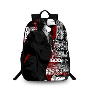 Women Fashion Backpack Death Note School Bag Children Laptop Backpacks For Teenagers Nylon Shoulder Bag Students Travel Bags