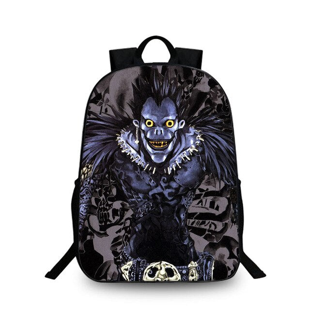 Women Fashion Backpack Death Note School Bag Children Laptop Backpacks For Teenagers Nylon Shoulder Bag Students Travel Bags