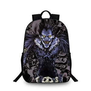 Women Fashion Backpack Death Note School Bag Children Laptop Backpacks For Teenagers Nylon Shoulder Bag Students Travel Bags
