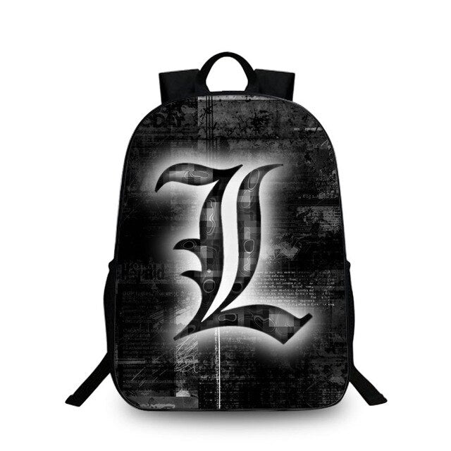 Women Fashion Backpack Death Note School Bag Children Laptop Backpacks For Teenagers Nylon Shoulder Bag Students Travel Bags