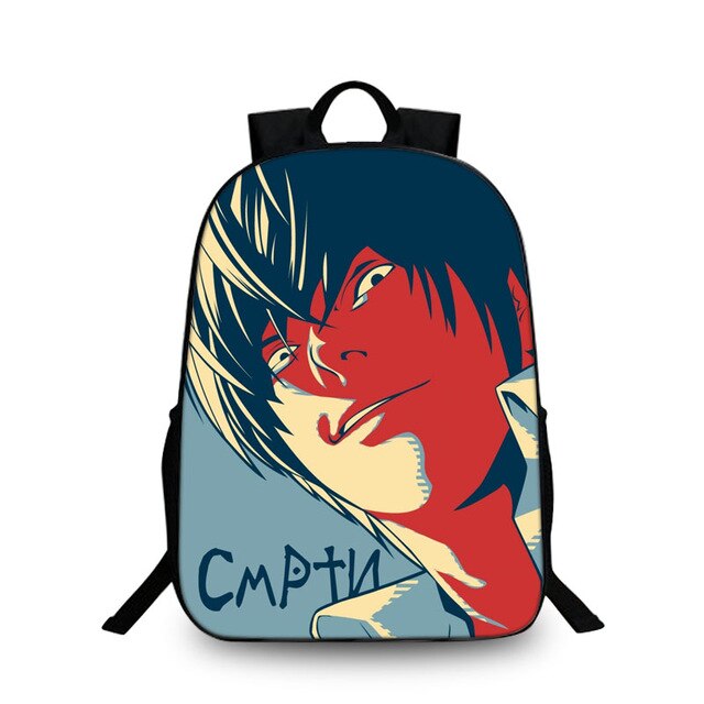 Women Fashion Backpack Death Note School Bag Children Laptop Backpacks For Teenagers Nylon Shoulder Bag Students Travel Bags