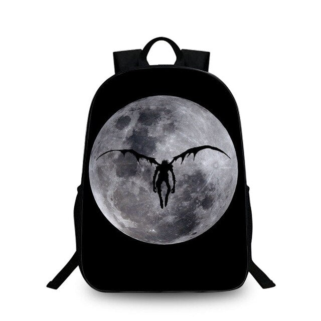 Women Fashion Backpack Death Note School Bag Children Laptop Backpacks For Teenagers Nylon Shoulder Bag Students Travel Bags