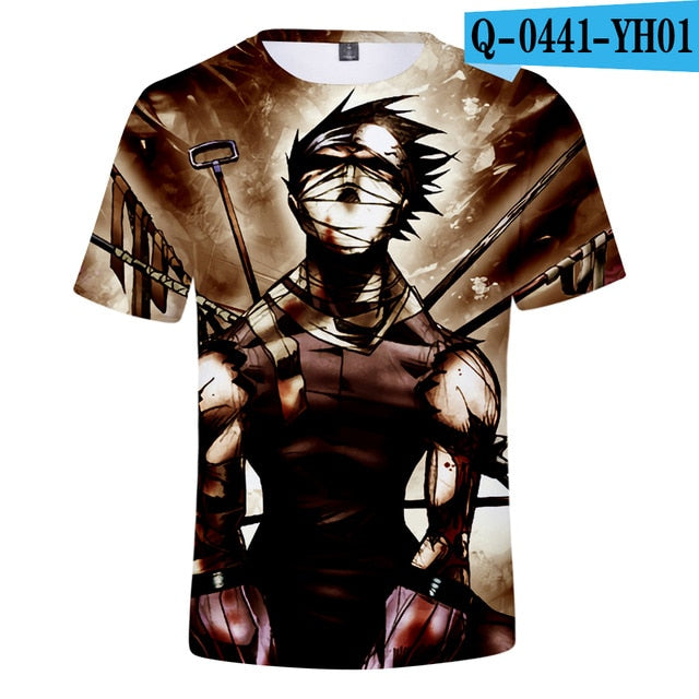 New 2018 Aikooki 3D Naruto t shirt Men/women Fashion Streetwear Hip Hop Harajuku 3D Print Naruto Men's t shirt Clothes Top