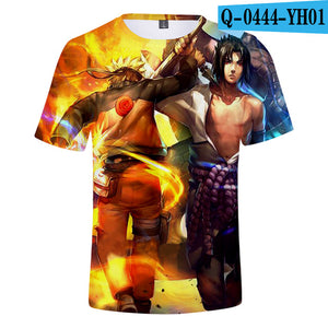 New 2018 Aikooki 3D Naruto t shirt Men/women Fashion Streetwear Hip Hop Harajuku 3D Print Naruto Men's t shirt Clothes Top