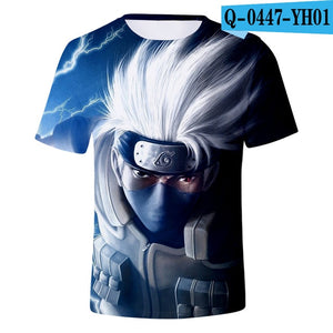 New 2018 Aikooki 3D Naruto t shirt Men/women Fashion Streetwear Hip Hop Harajuku 3D Print Naruto Men's t shirt Clothes Top