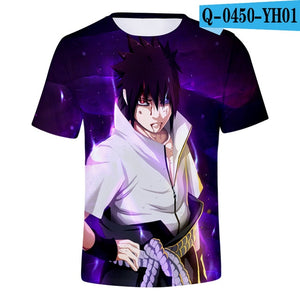 New 2018 Aikooki 3D Naruto t shirt Men/women Fashion Streetwear Hip Hop Harajuku 3D Print Naruto Men's t shirt Clothes Top