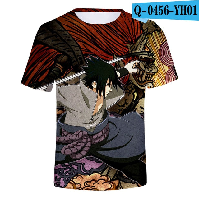 New 2018 Aikooki 3D Naruto t shirt Men/women Fashion Streetwear Hip Hop Harajuku 3D Print Naruto Men's t shirt Clothes Top
