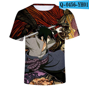 New 2018 Aikooki 3D Naruto t shirt Men/women Fashion Streetwear Hip Hop Harajuku 3D Print Naruto Men's t shirt Clothes Top